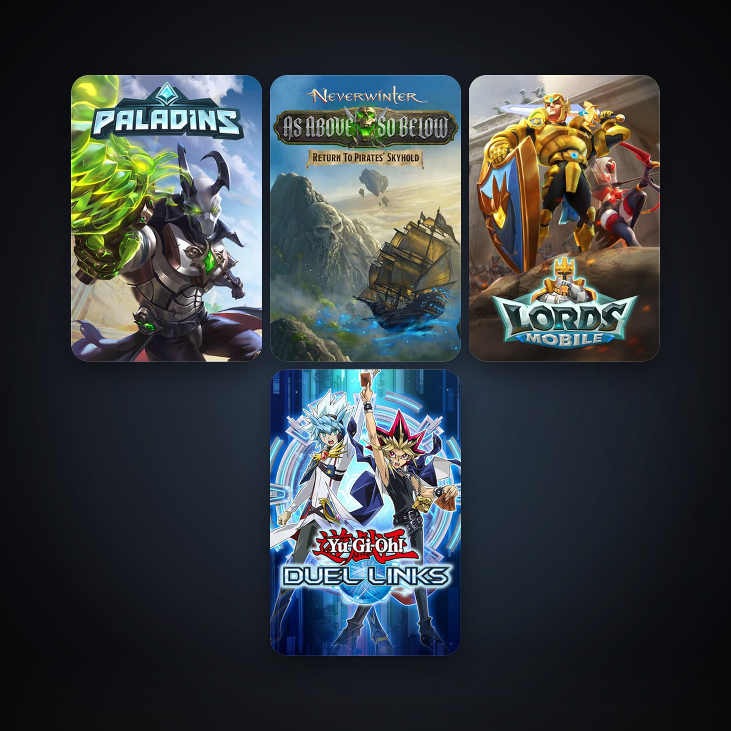 Neverwinter + Paladins, 12 games, clean — HabibiAccounts