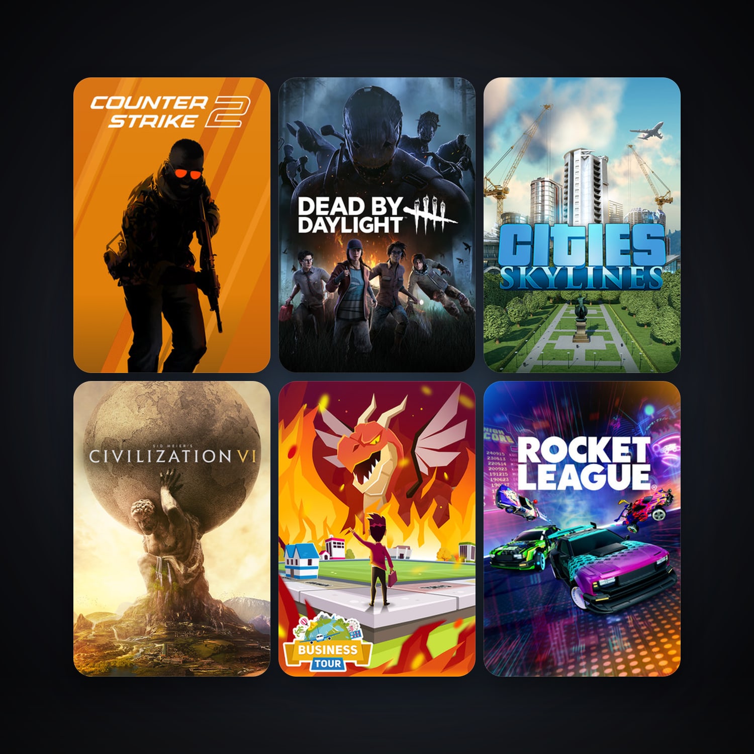 CS2 Prime + Rocket League, 21 games, clean — HabibiAccounts