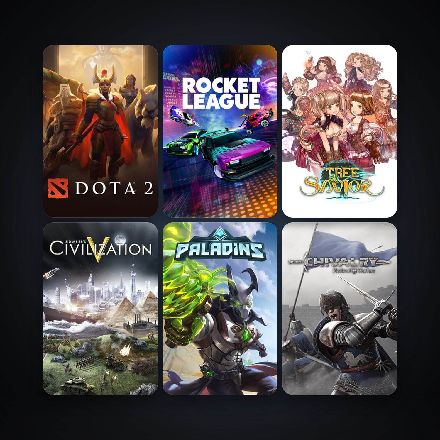 Dota 2 + Sid Meier's Civilization V, 29 games, clean — HabibiAccounts