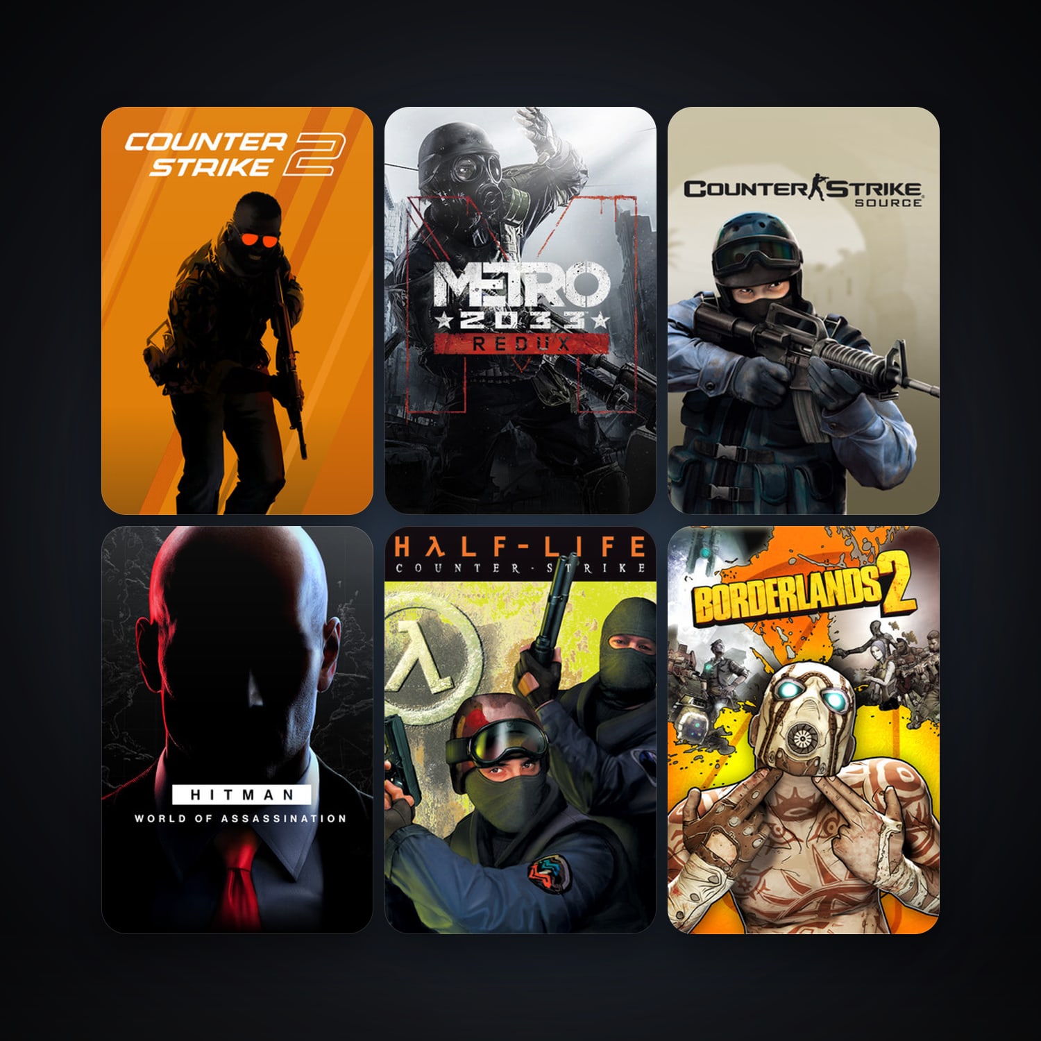 Counter-Strike + Counter-Strike: Source, 21 games, Steam 11, clean — HabibiAccounts