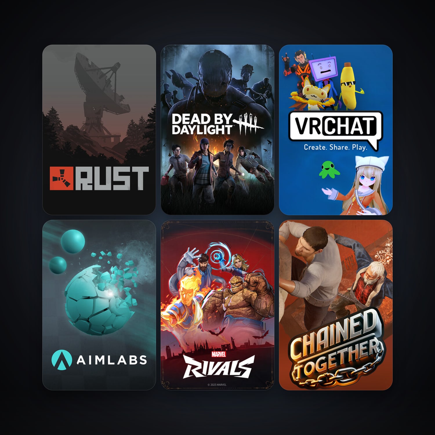 Rust + Dead by Daylight, 14 games, clean — HabibiAccounts