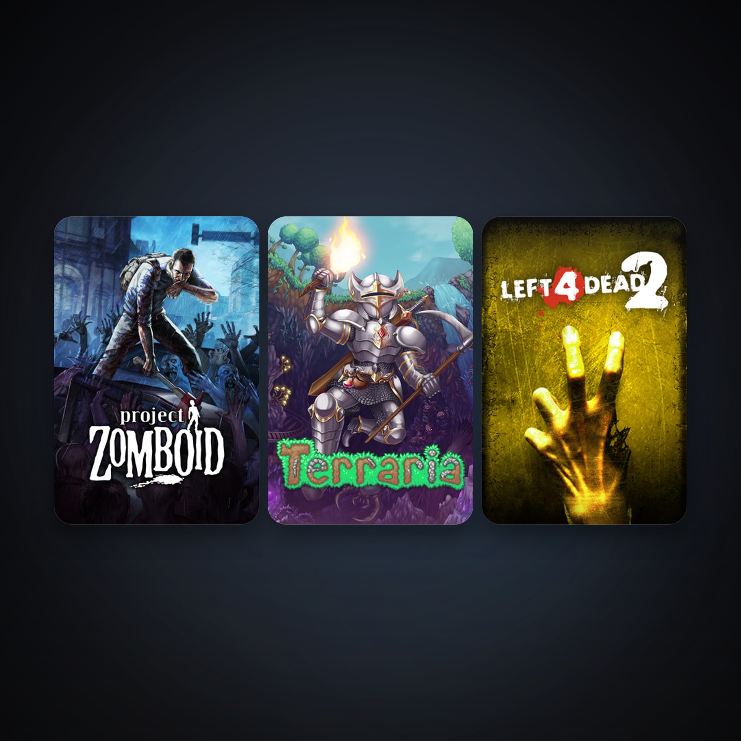 Left 4 Dead 2 + Terraria, 3 games, clean — HabibiAccounts