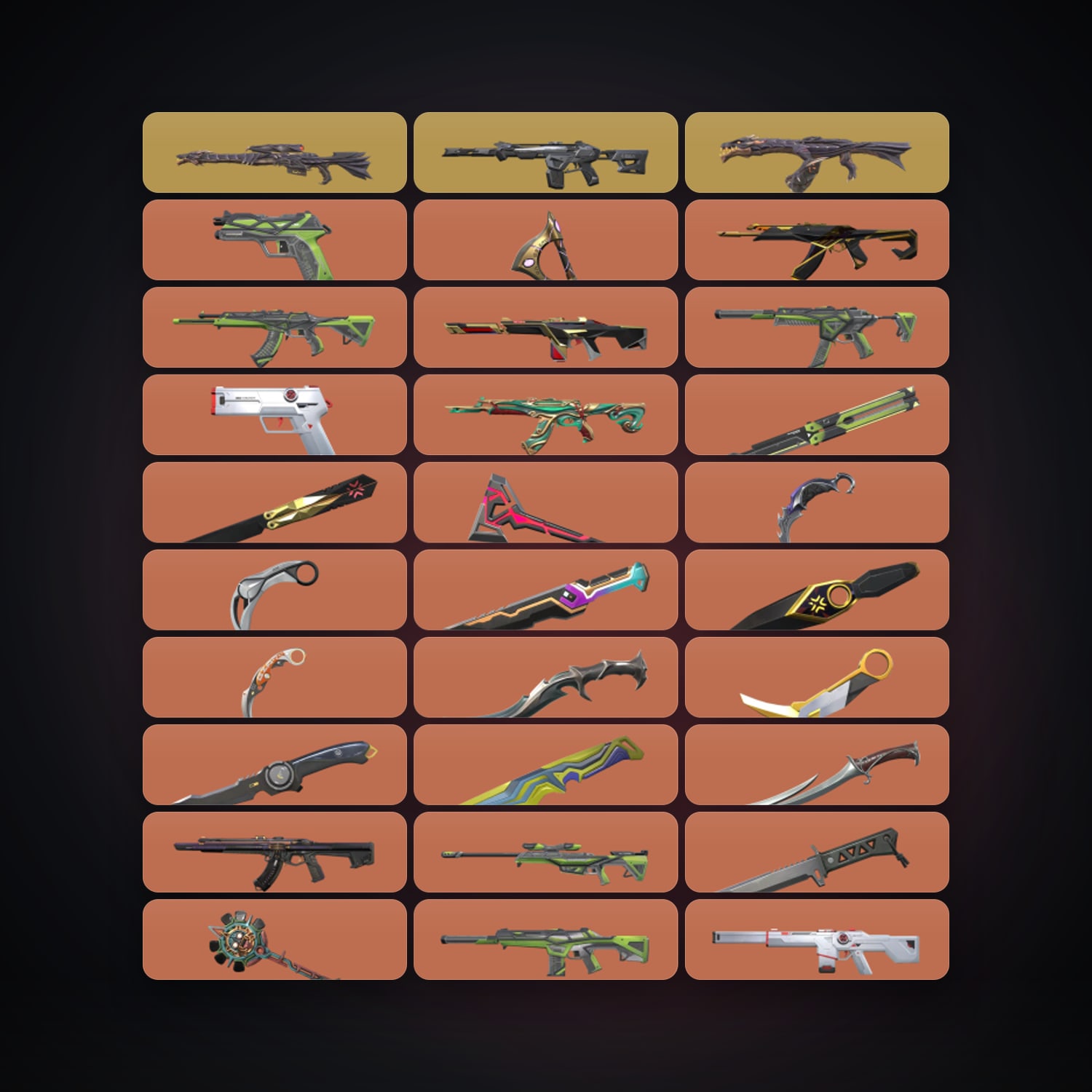 BR Diamond 1 locker — 17 knives, 196 skins, lvl 145 — HabibiAccounts