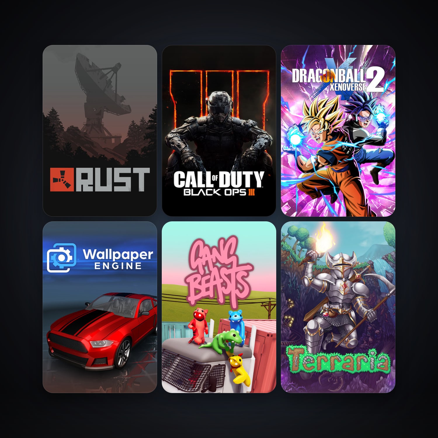 Garry's Mod + Terraria, 16 games, clean — HabibiAccounts