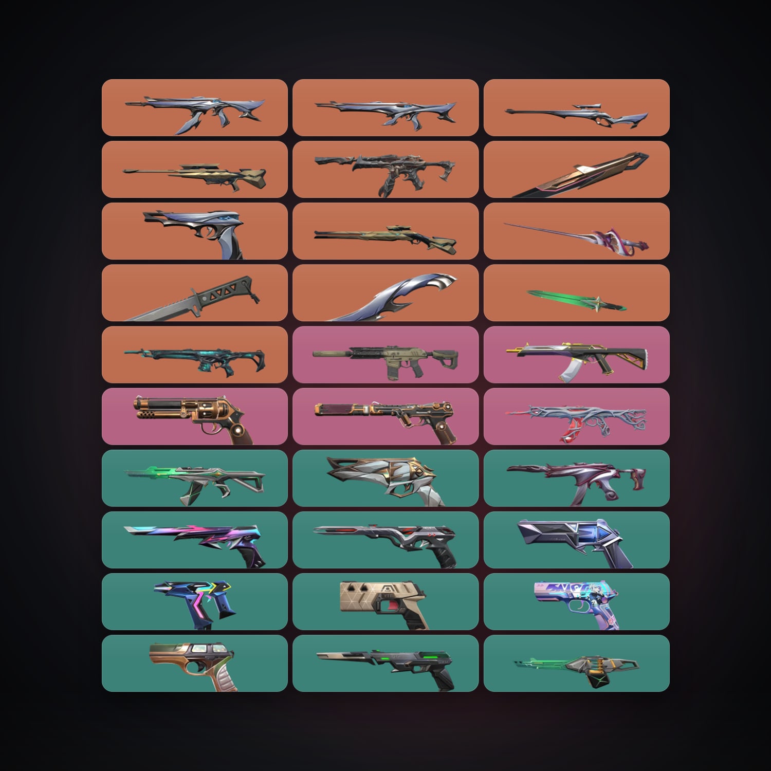 AP Plat 1 locker — 5 knives, 56 skins, lvl 315 — HabibiAccounts