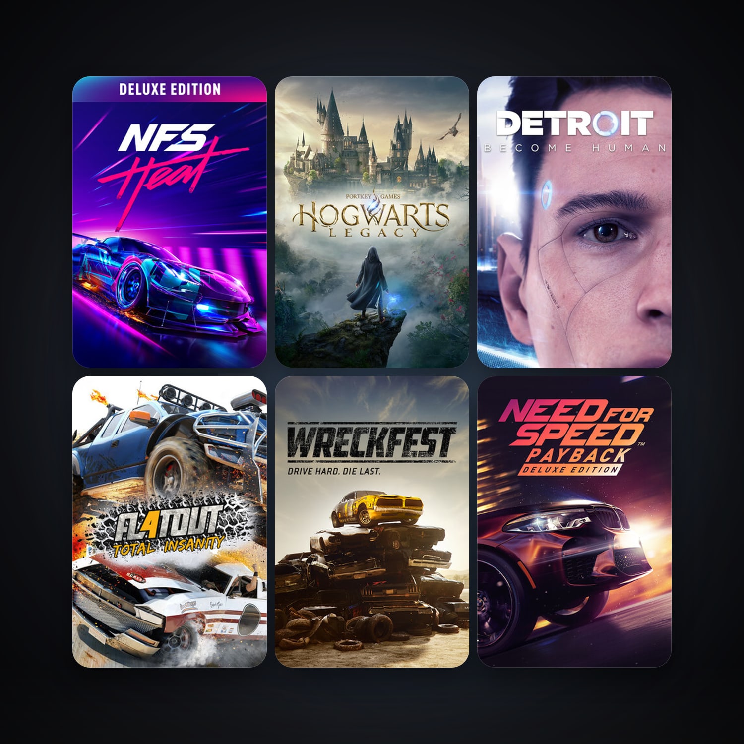 Next Car Game: Wreckfest + FlatOut 4: Total Insanity, 17 games, clean — HabibiAccounts