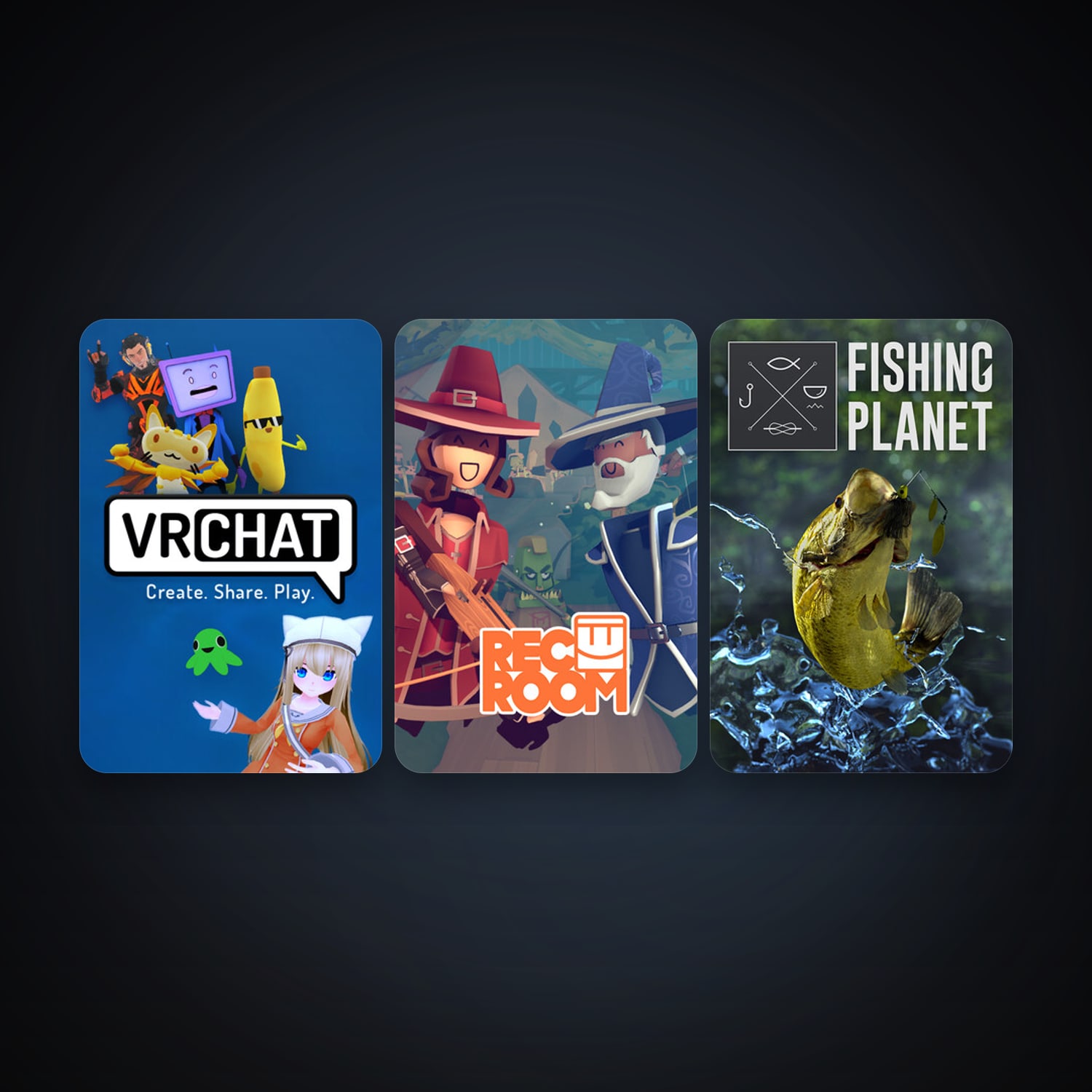 Steam account: Fishing Planet + VRChat, 7 games, clean — HabibiAccounts