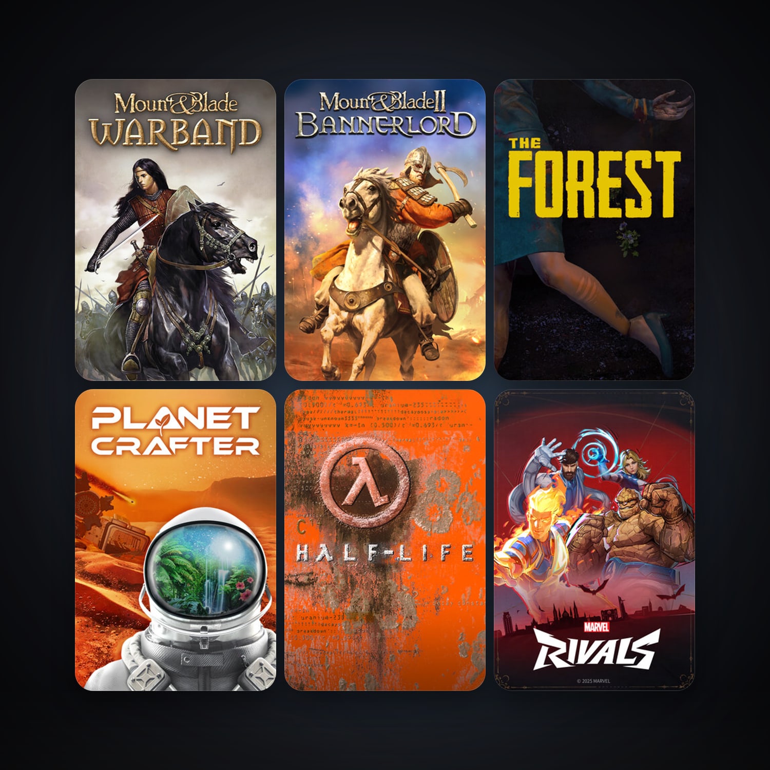 Half-Life + Half-Life 2, 23 games, clean — HabibiAccounts