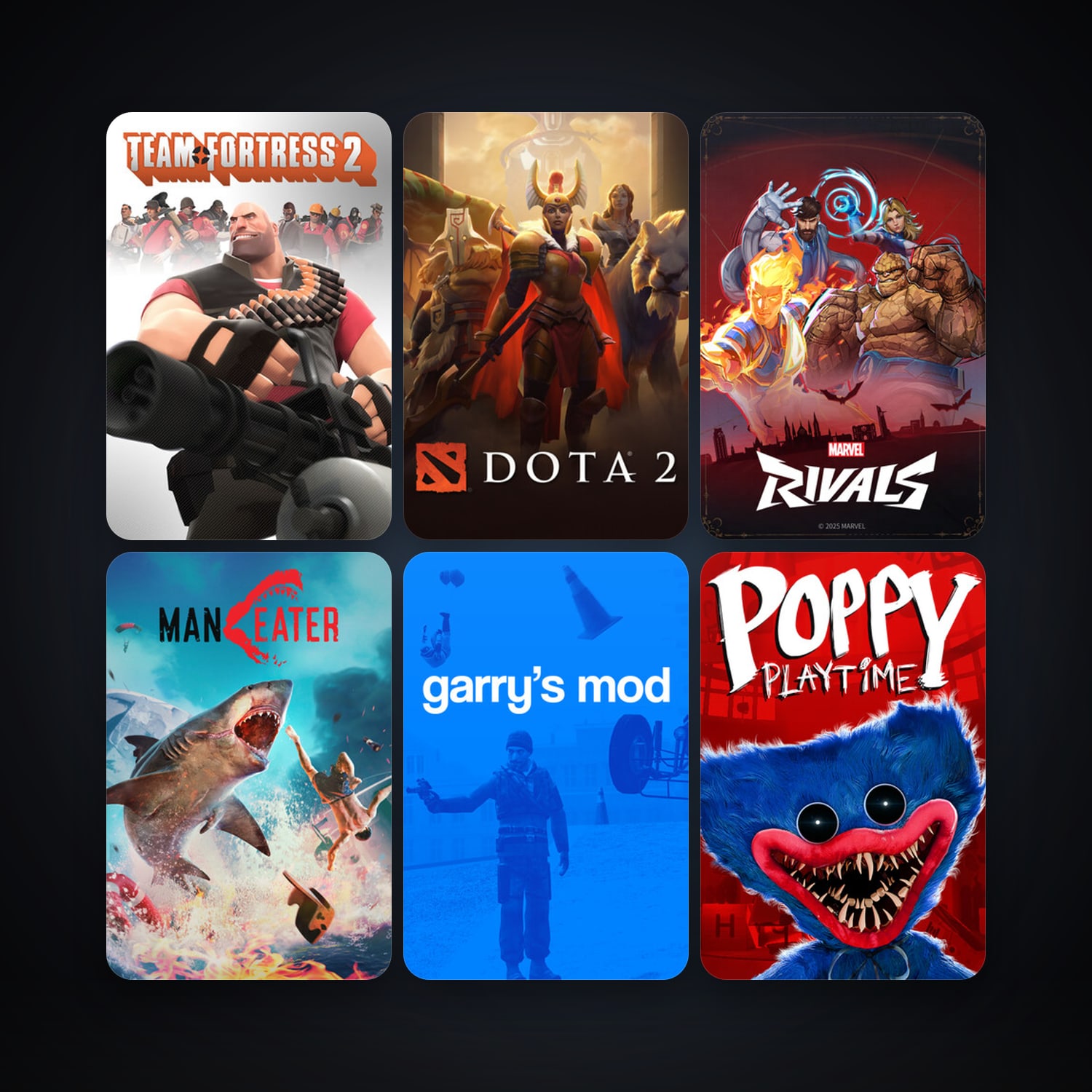 Garry's Mod + Rayman Legends, 68 games, Steam 11, clean — HabibiAccounts