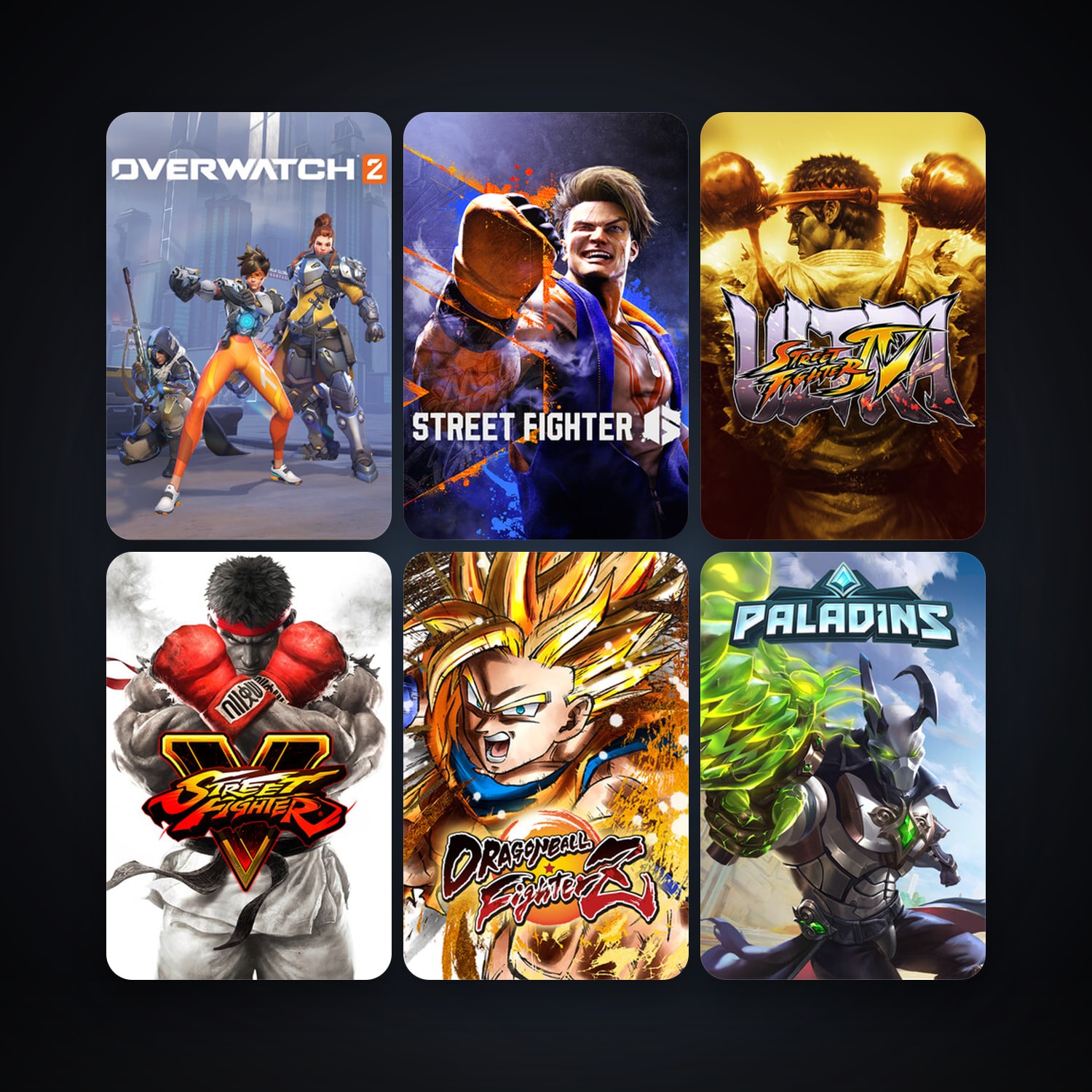 Ultra Street Fighter IV + Street Fighter V, 57 games, clean — HabibiAccounts