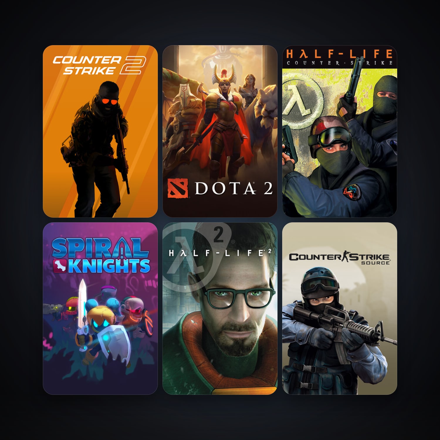 Counter-Strike + Day of Defeat, 15 games, Steam 11, clean — HabibiAccounts