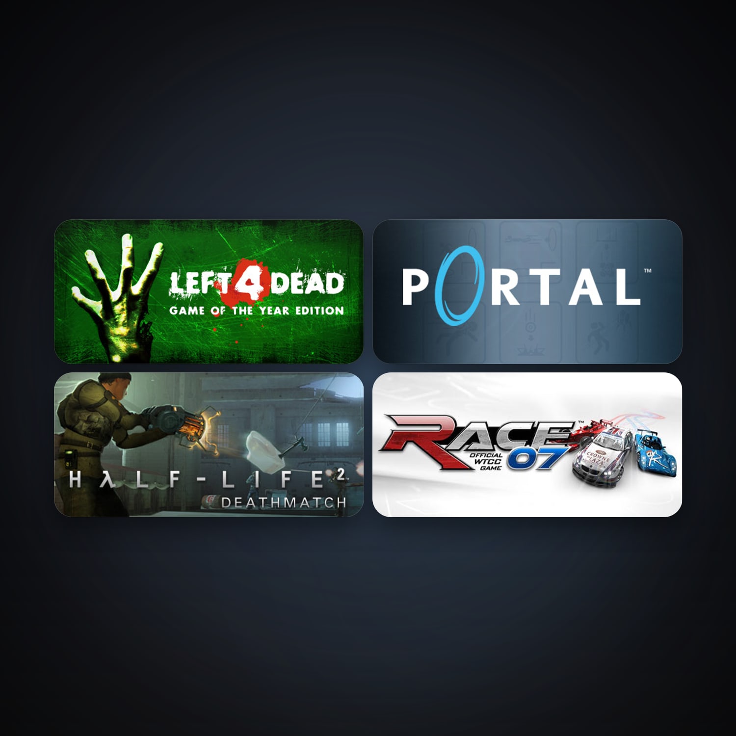 Half-Life 2: Deathmatch + Portal, 8 games, clean — HabibiAccounts