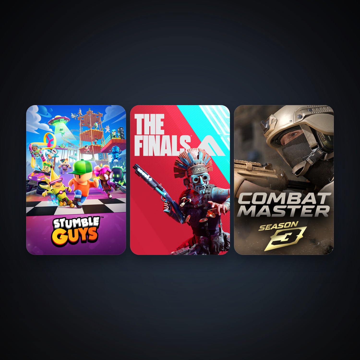 Stumble Guys + THE FINALS, 8 games, clean — HabibiAccounts