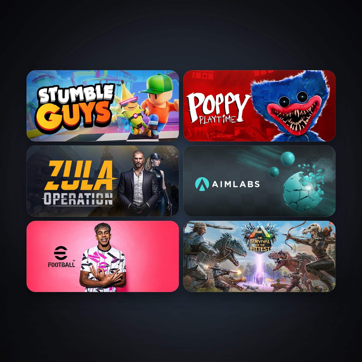 ARK: The Survival Of The Fittest + Aimlabs, 11 games, clean — HabibiAccounts