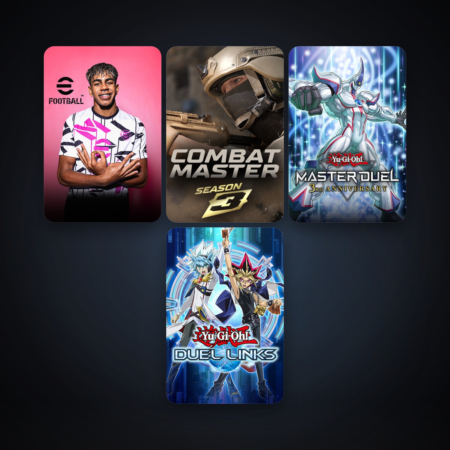 Free CS2 (No Prime) + Yu-Gi-Oh! Duel Links, 9 games, clean — HabibiAccounts