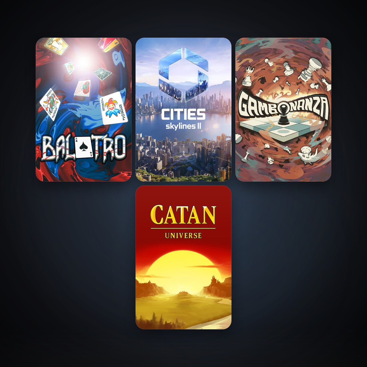 Catan Universe + Cities: Skylines II, 5 games, clean — HabibiAccounts