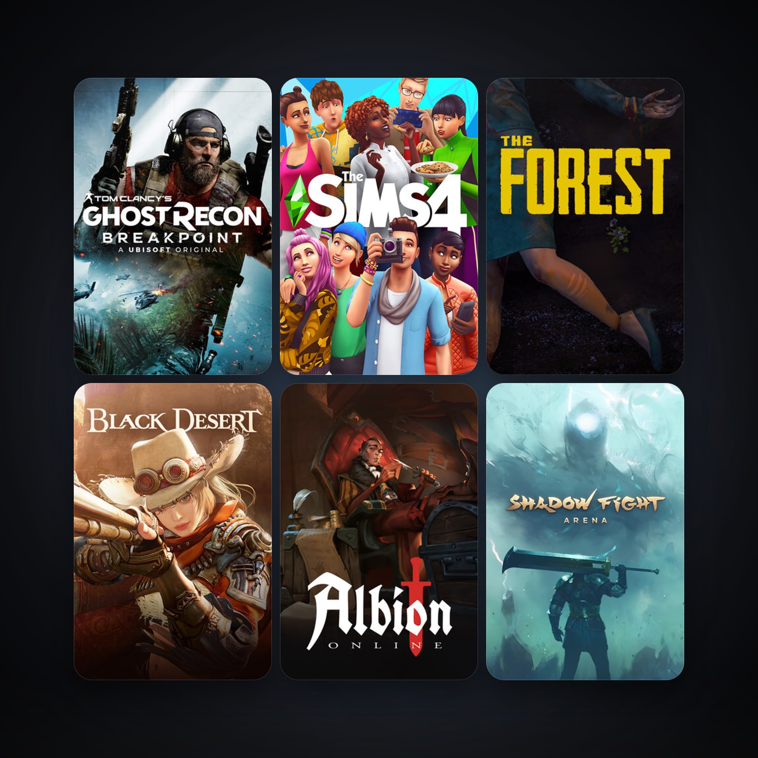 The Forest + Blackwake, 23 games, clean — HabibiAccounts