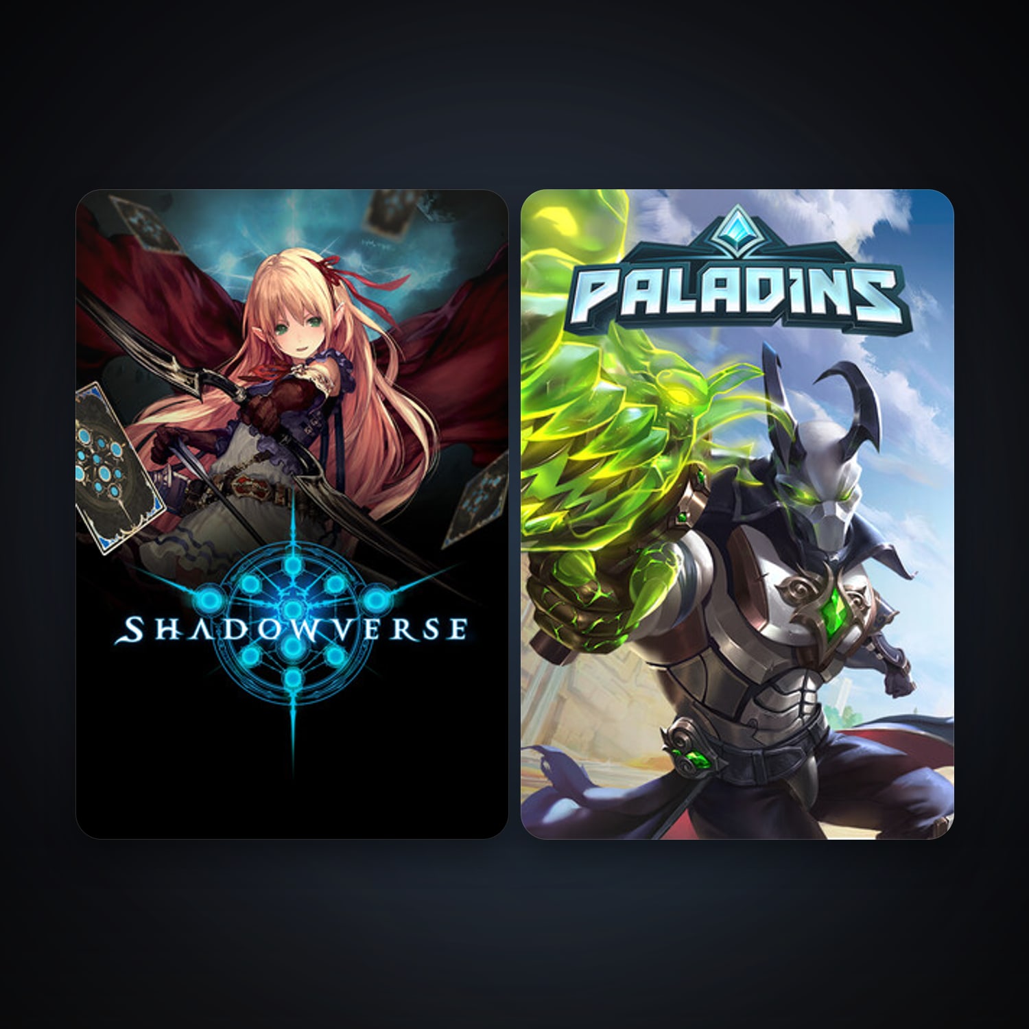 Paladins + Shadowverse, 4 games, clean — HabibiAccounts