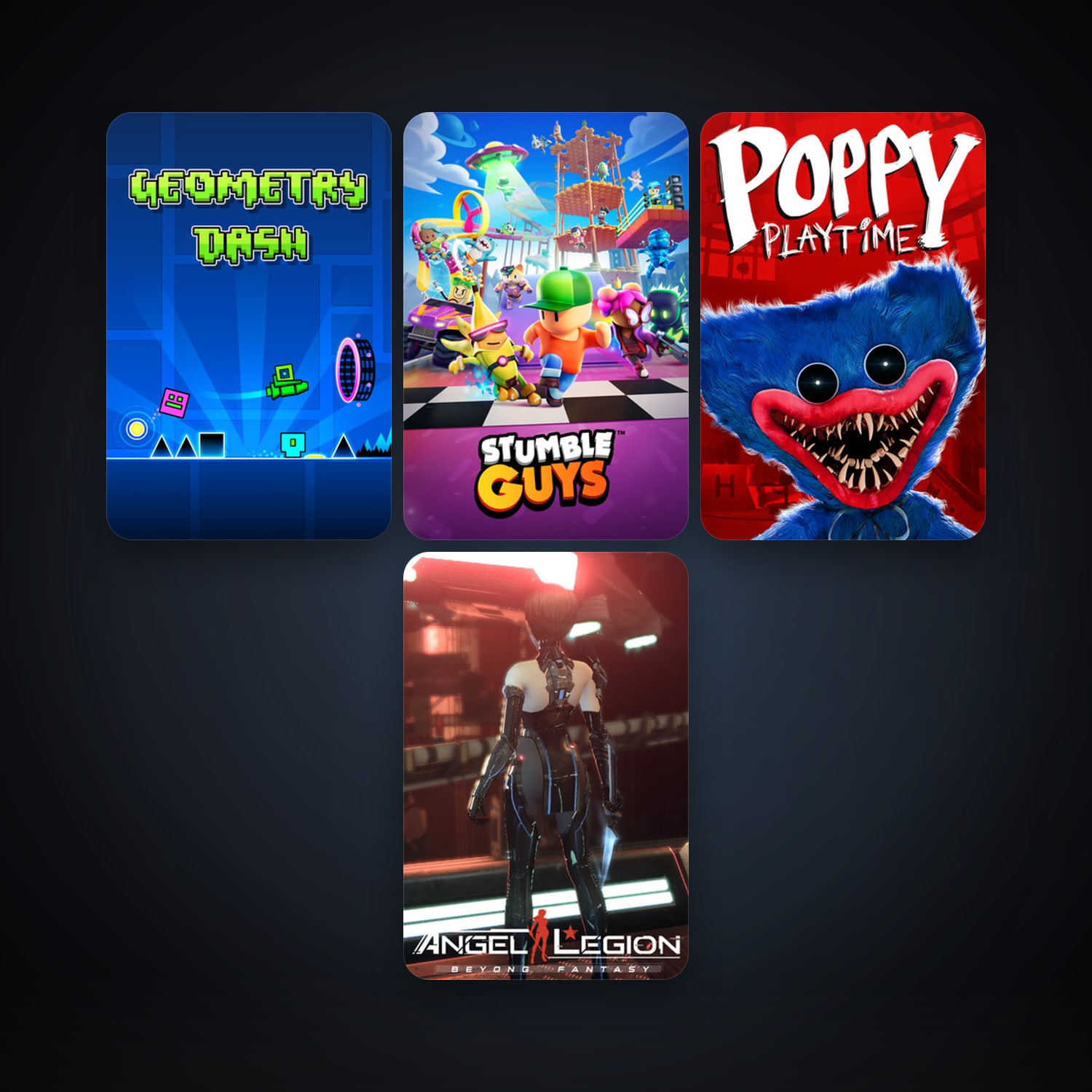 Deponia + Geometry Dash, 17 games, clean — HabibiAccounts