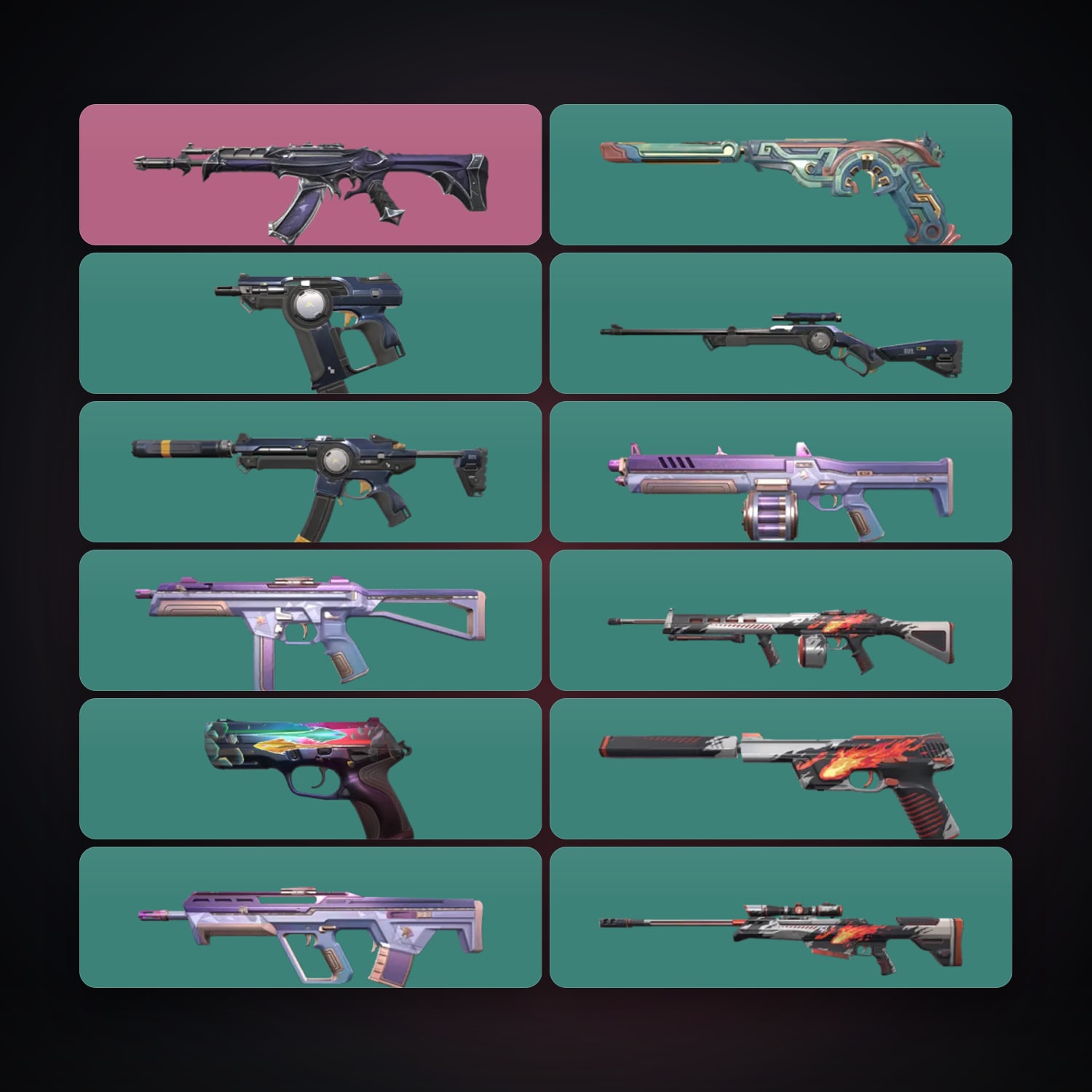 EU Gold 1 locker — 12 skins, lvl 24 — HabibiAccounts