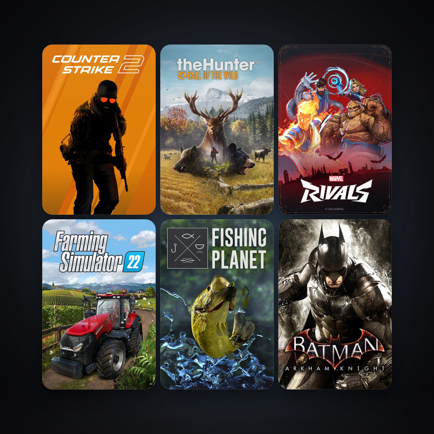 CS2 Prime + Batman: Arkham Knight, 25 games, clean — HabibiAccounts