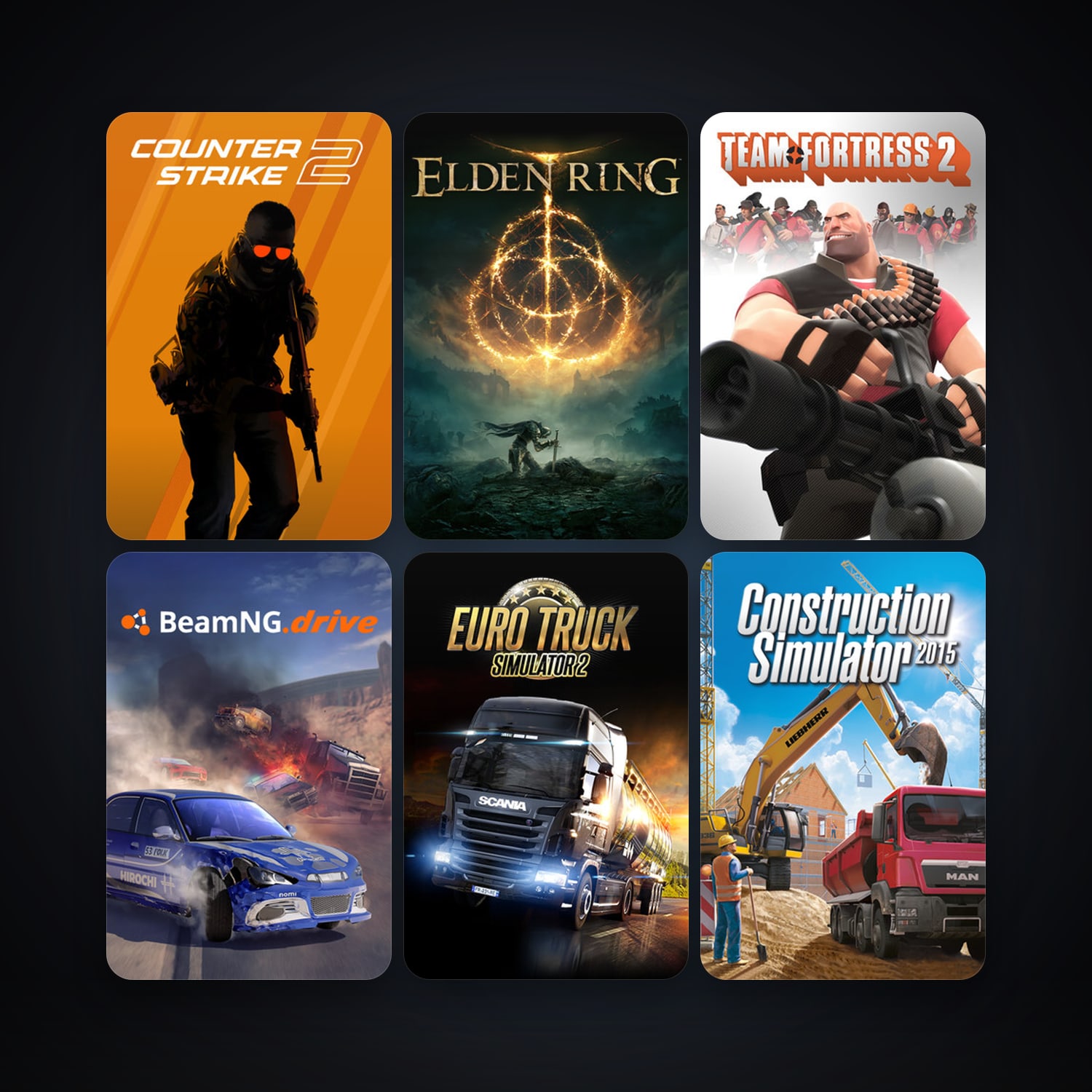 Team Fortress 2 + CS2 Prime, 91 games, Steam 14, clean — HabibiAccounts