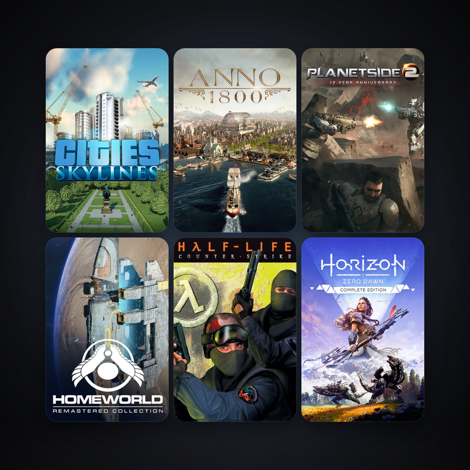 Counter-Strike + Team Fortress Classic, 14 games, Steam 11, clean — HabibiAccounts