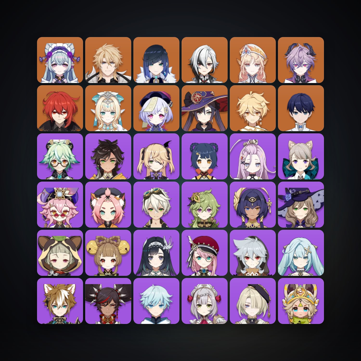 Genshin Impact | AR 56 | 53 Chars | 10× 5★ — Genshin / miHoYo Account — HabibiAccounts