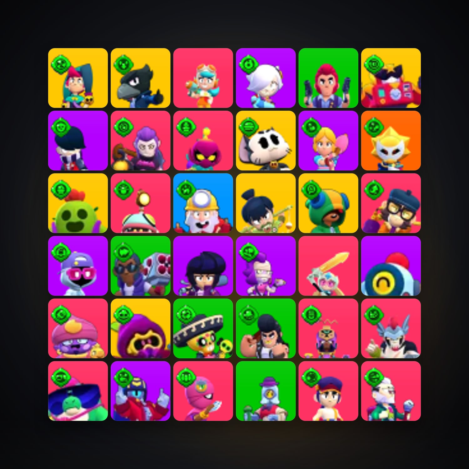 107 Brawlers | 67.9K Trophies — Supercell Account — HabibiAccounts