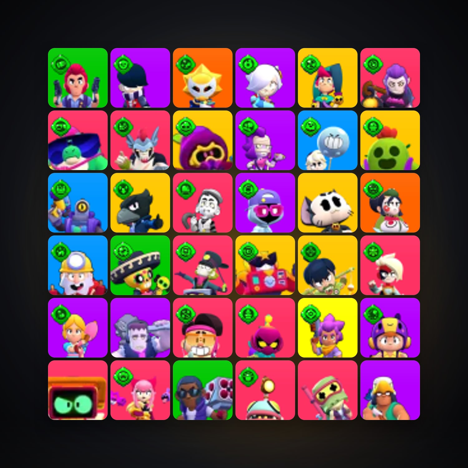 101 Brawlers | 35.2K Trophies — Supercell Account · 261686479 — HabibiAccounts