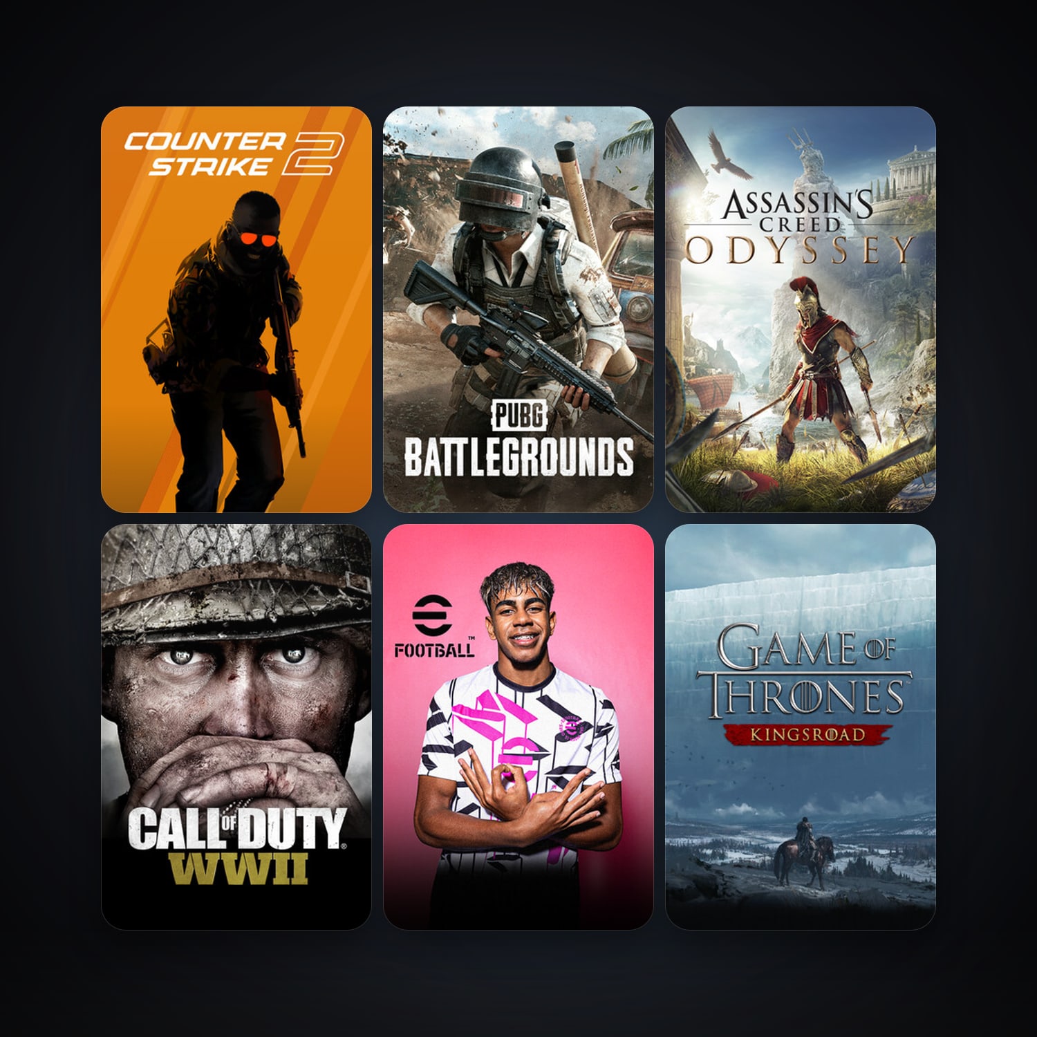 CS2 Prime + Call of Duty: WWII, 8 games, clean — HabibiAccounts