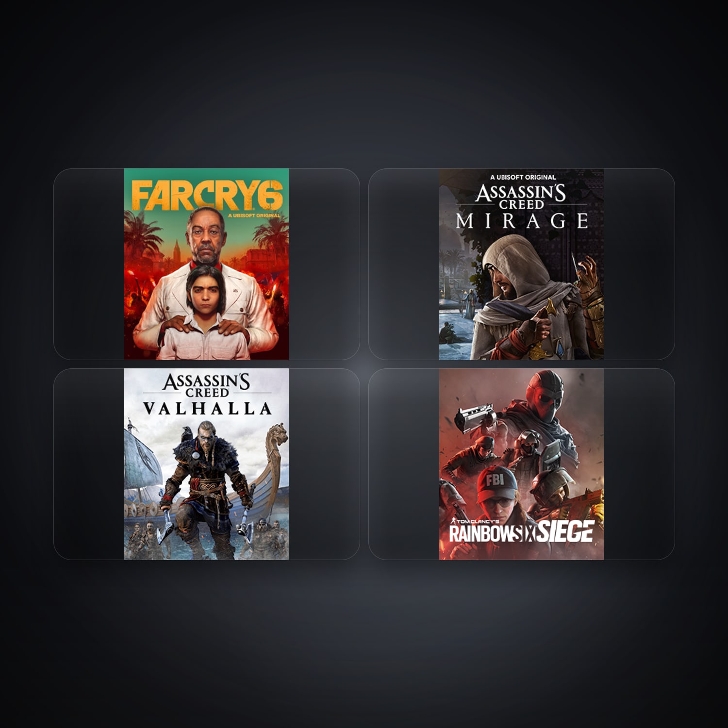 Ubisoft Far Cry 6 + Assassin's Creed Mirage — US — 4 games — HabibiAccounts