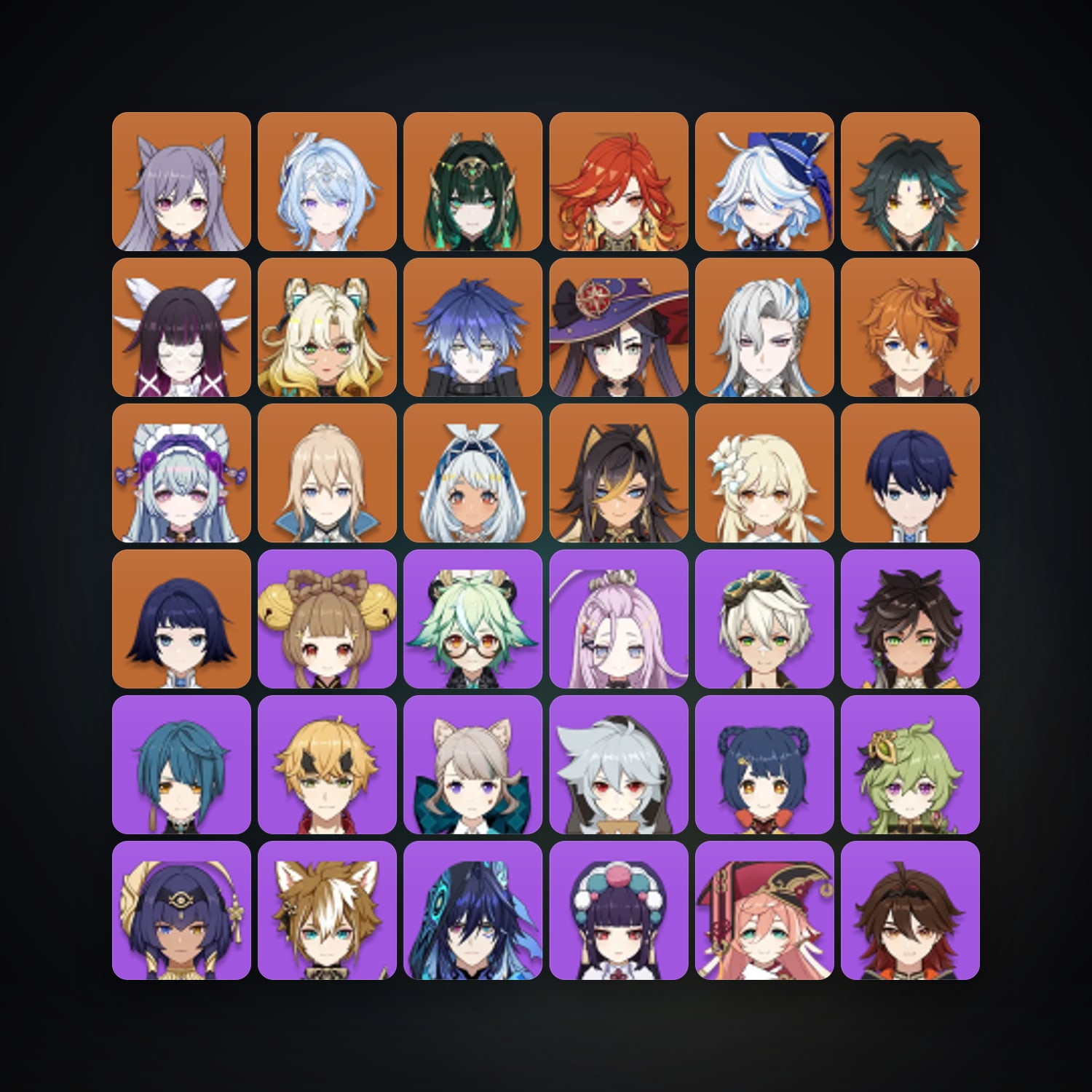 Genshin Impact | AR 56 | 68 Chars | 16× 5★ — Genshin / miHoYo Account — HabibiAccounts