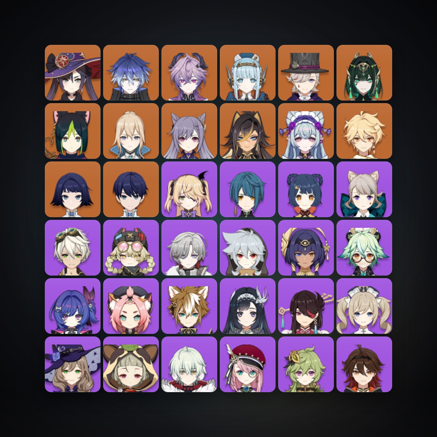 Genshin Impact | AR 56 | 49 Chars | 11× 5★ — Genshin / miHoYo Account — HabibiAccounts