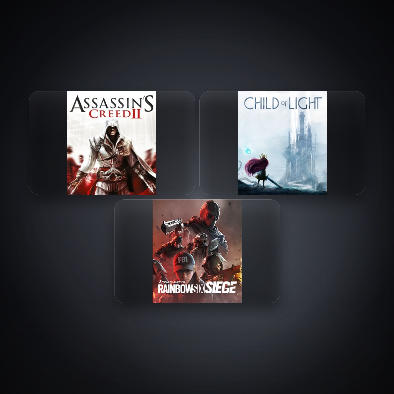 Ubisoft Assassin's Creed II + Child of Light — AU — 3 games — HabibiAccounts