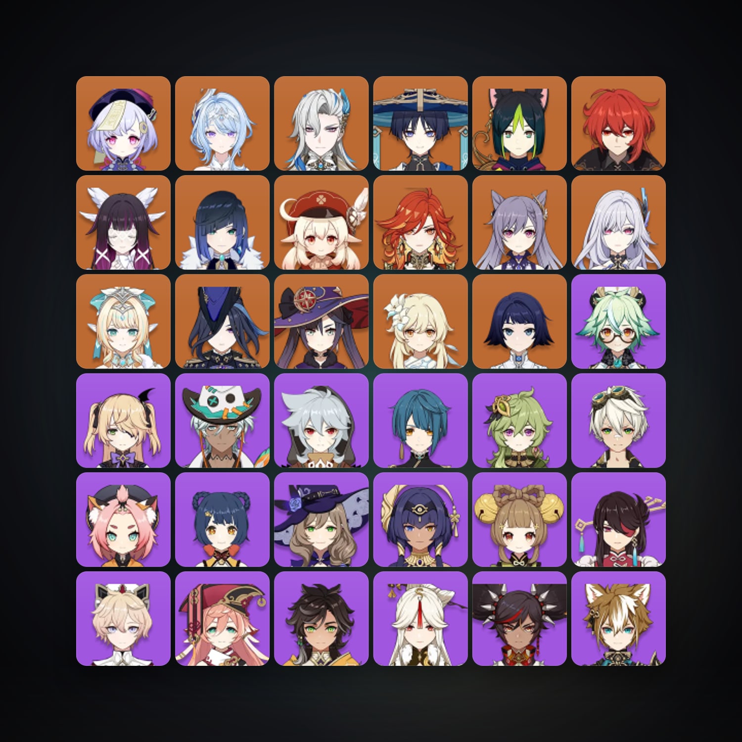 Genshin Impact | AR 55 | 56 Chars | 15× 5★ — HabibiAccounts