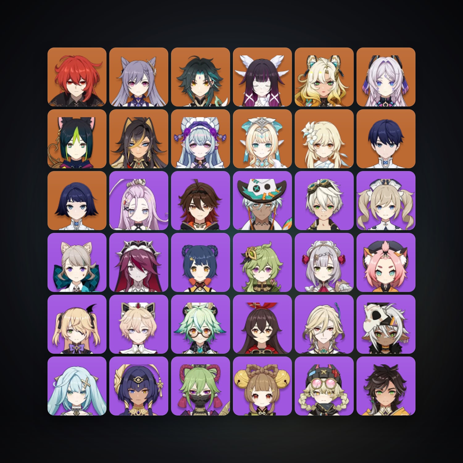 Genshin Impact | AR 56 | 55 Chars | 10× 5★ — Genshin / miHoYo Account · 261688455 — HabibiAccounts