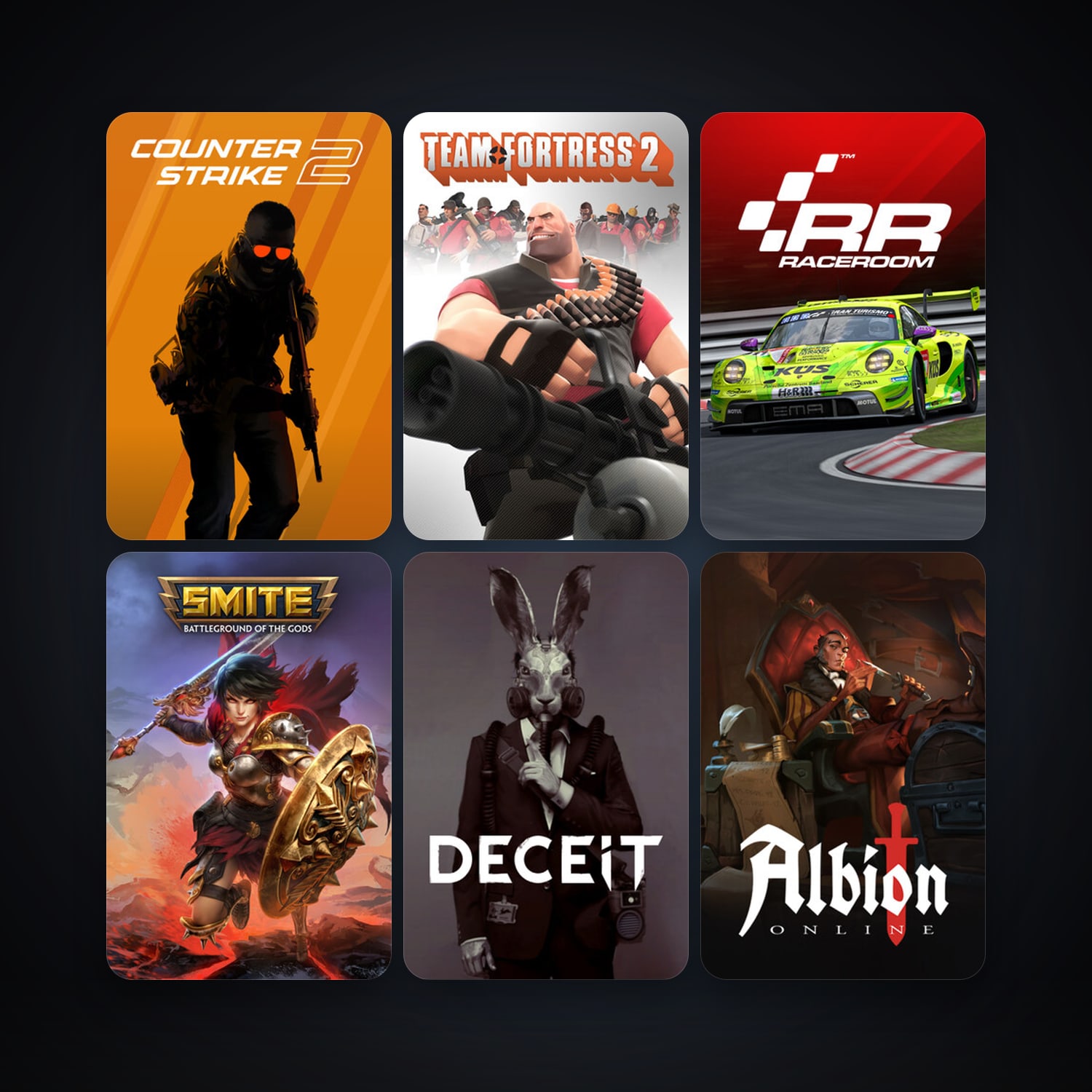 Team Fortress 2 + CS2 Prime, 14 games, clean — HabibiAccounts