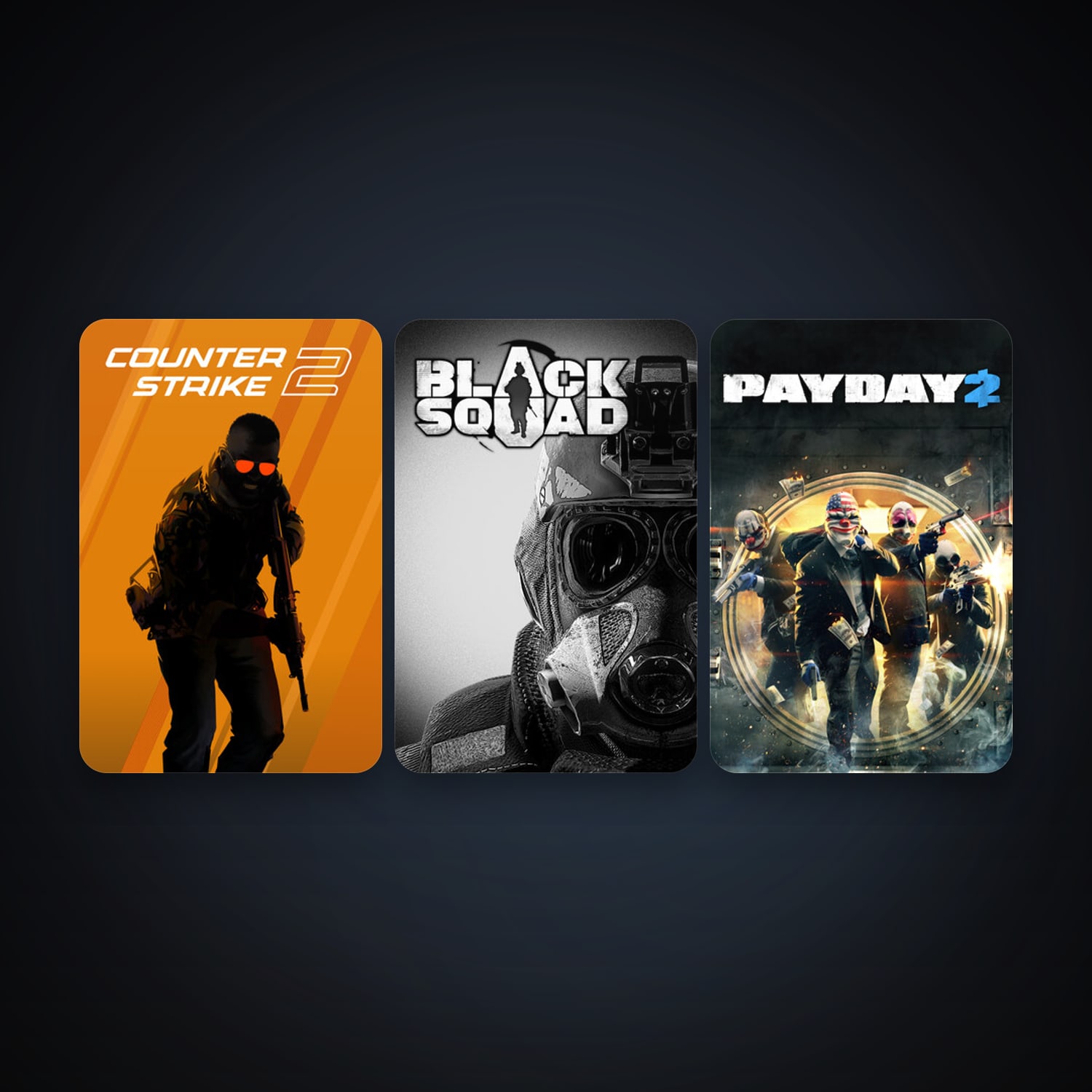 CS2 Prime + PAYDAY 2, 7 games, clean — HabibiAccounts