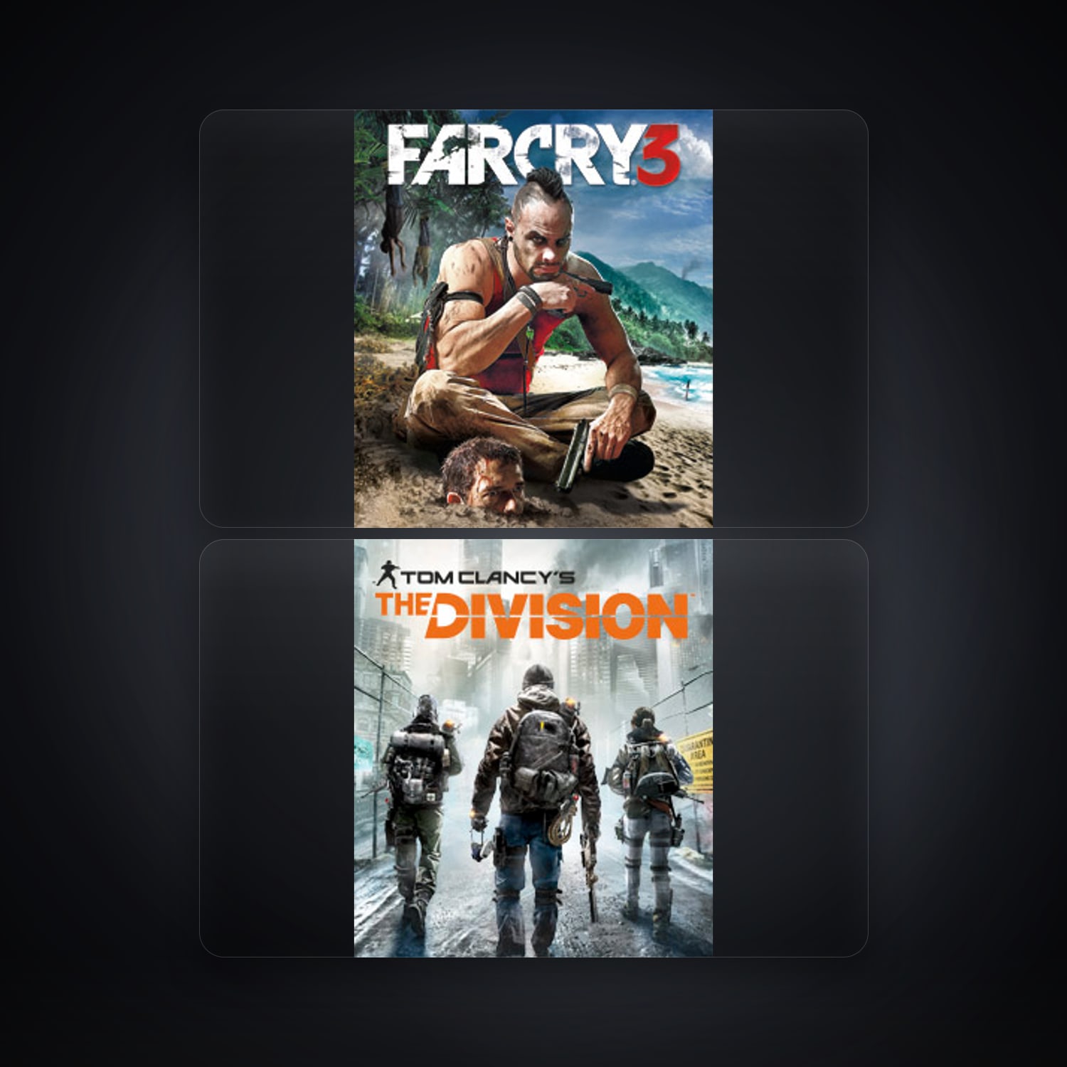 Ubisoft Far Cry 3 Deluxe Edition + Tom Clancy's The Division — AT — HabibiAccounts