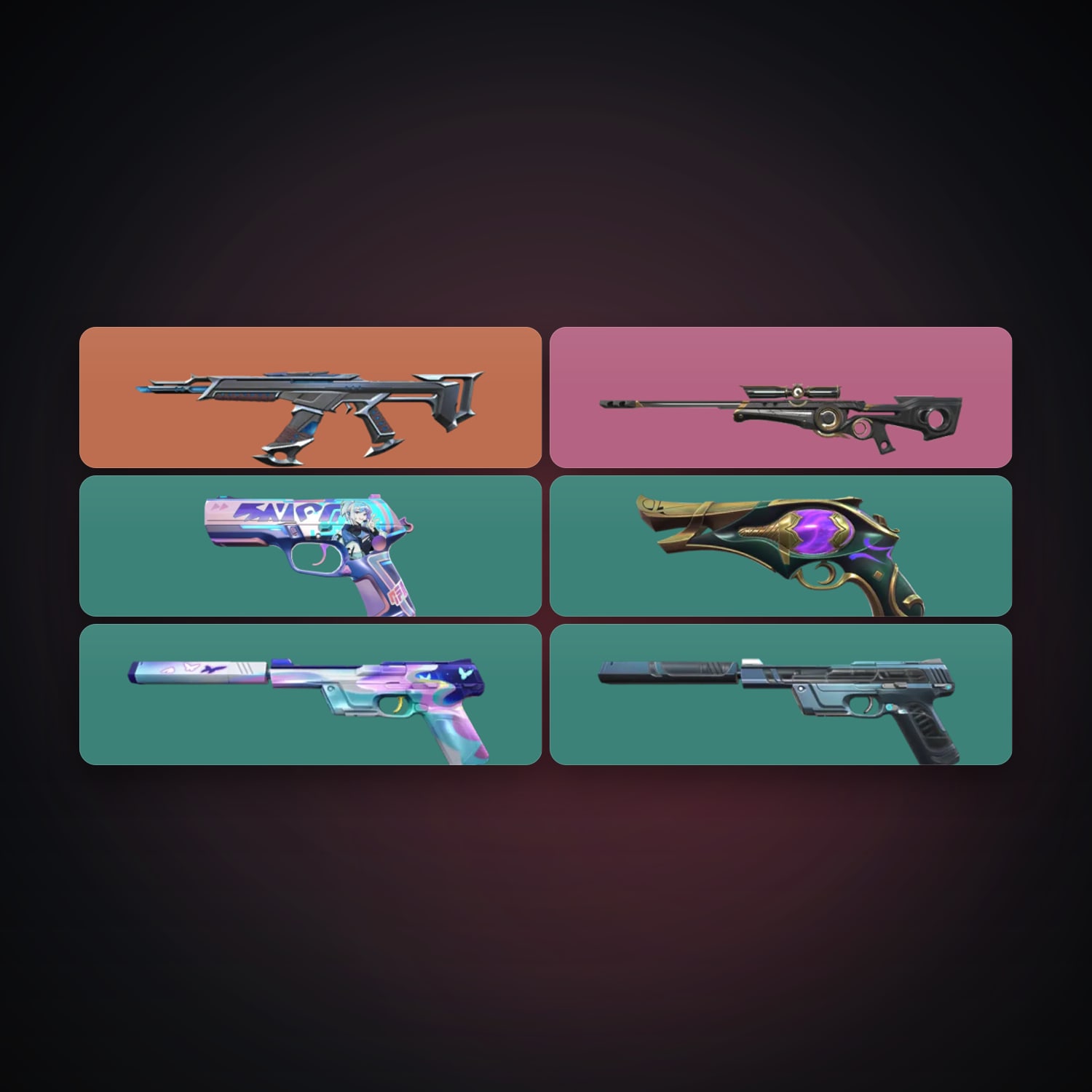 AP Gold 1 locker — 6 skins, lvl 110 — HabibiAccounts