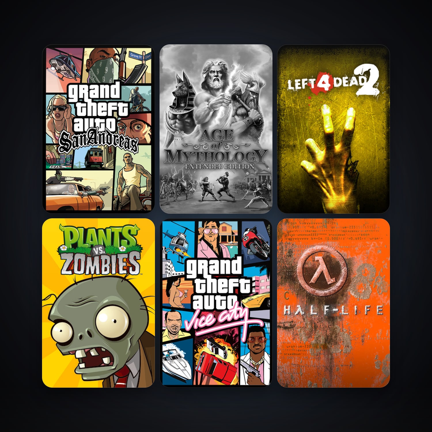 Half-Life + Half-Life 2, 15 games, clean — HabibiAccounts