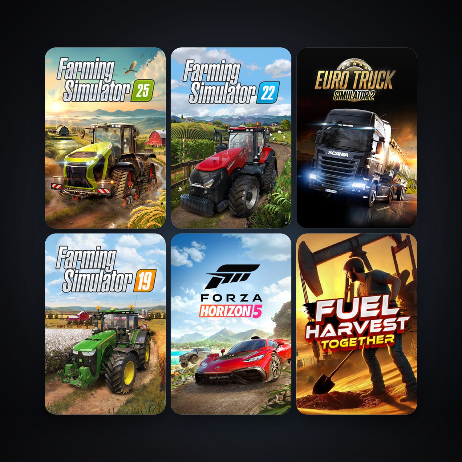 Euro Truck Simulator 2 + Virtual Rides 3 - Funfair Simulator, 12 games, clean — HabibiAccounts