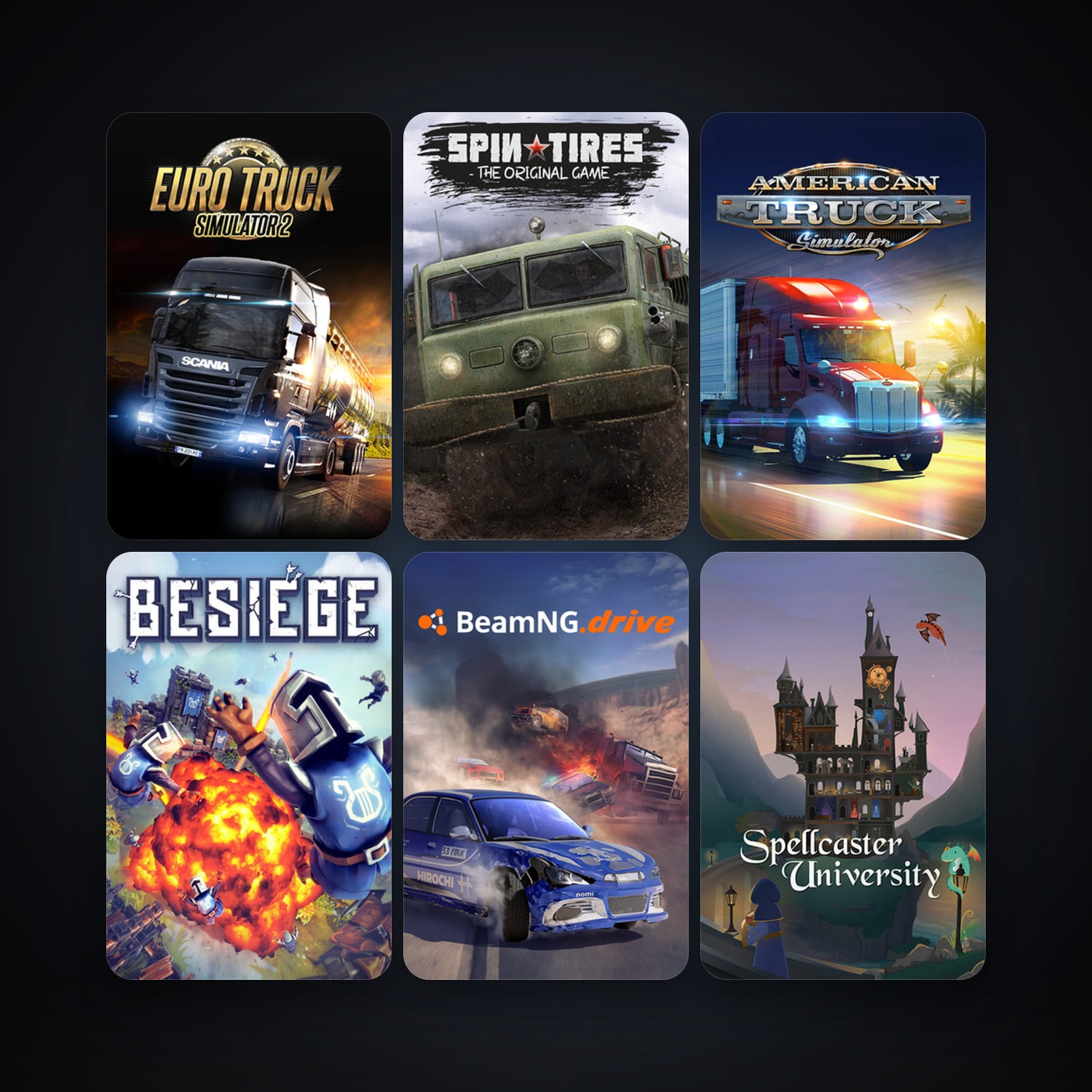 Commandos 3: Destination Berlin + Euro Truck Simulator 2, 15 games, clean — HabibiAccounts