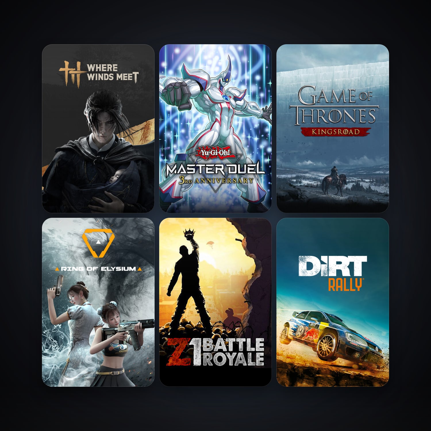 DiRT Rally + Z1 Battle Royale, 10 games, clean — HabibiAccounts