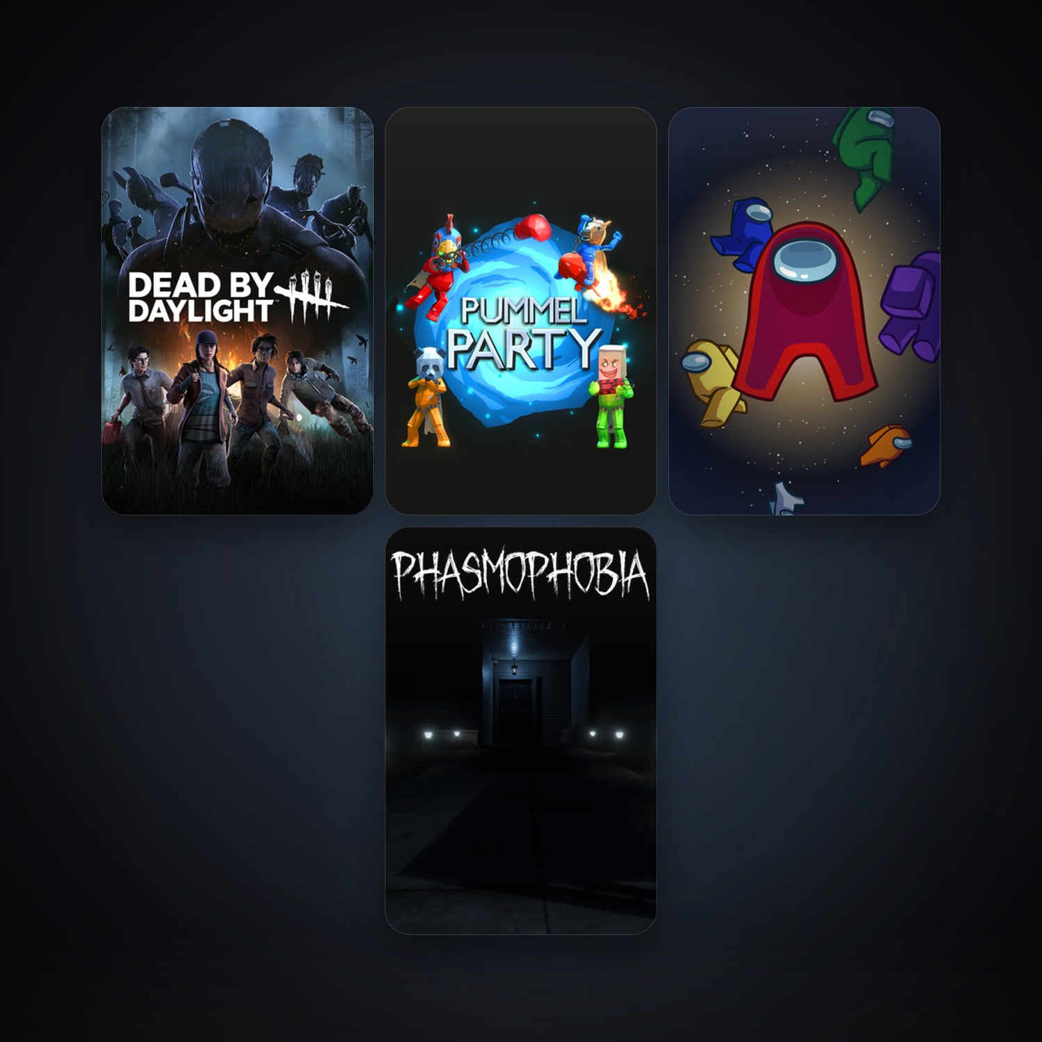 Dead by Daylight + Phasmophobia, 6 games, clean — HabibiAccounts