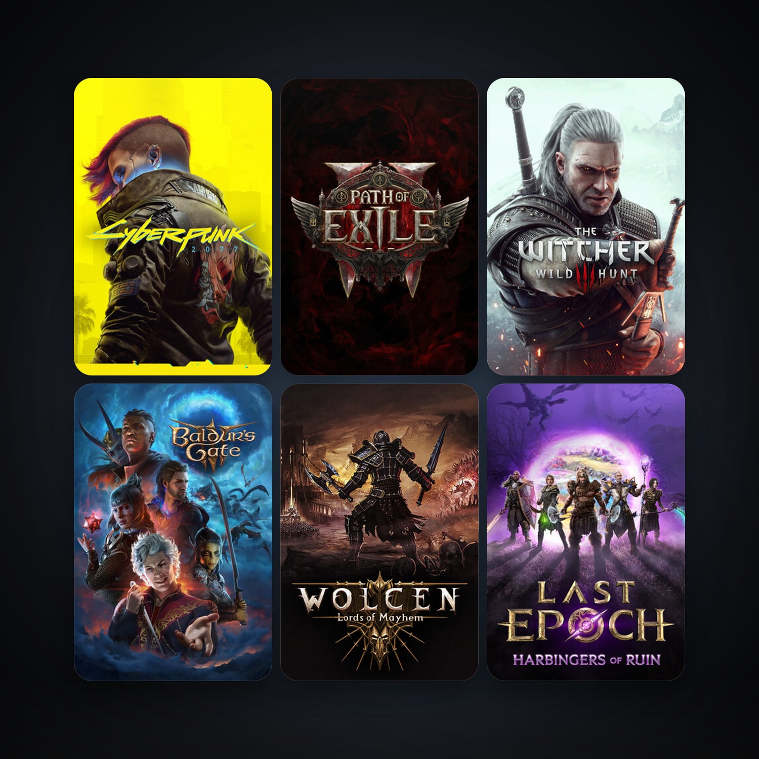 Path of Exile + The Witcher 3: Wild Hunt, 15 games, clean — HabibiAccounts