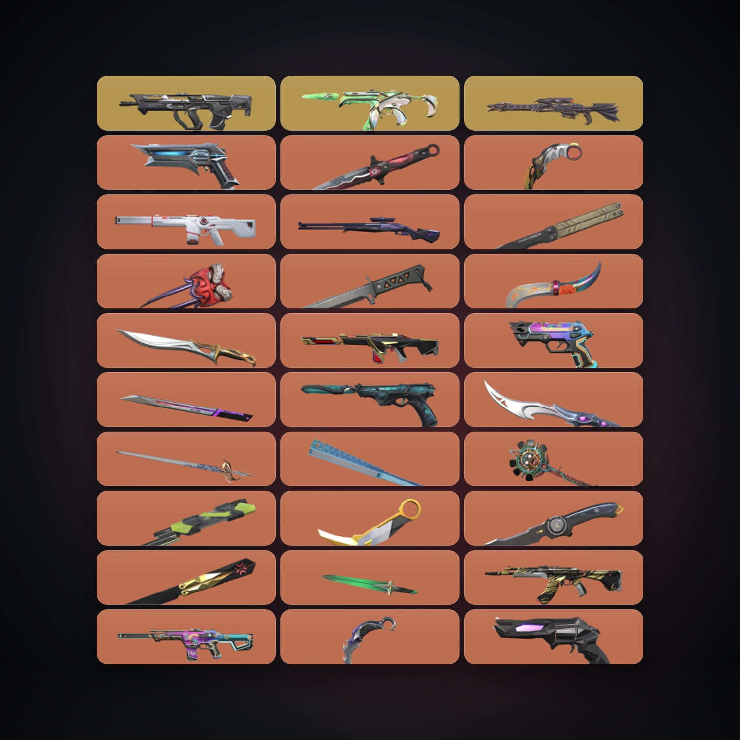 EU Diamond 1 locker — 21 knives, 170 skins, lvl 247 — HabibiAccounts