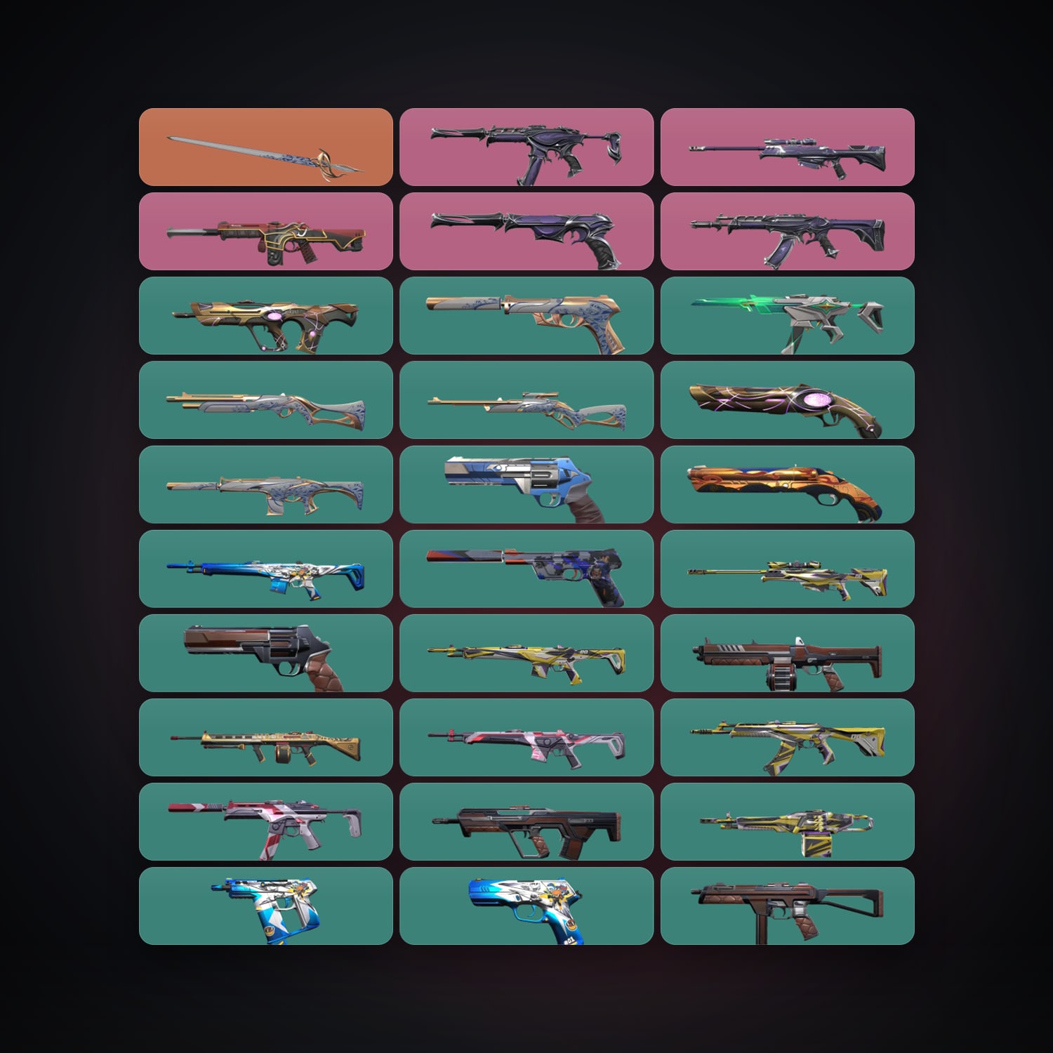 EU Silver 2 locker — 1 knives, 31 skins, lvl 94 — HabibiAccounts