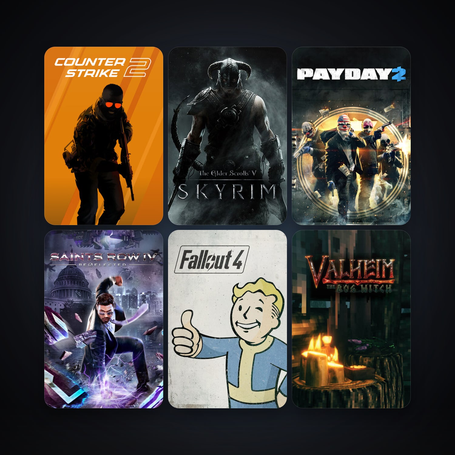 CS2 Prime + The Elder Scrolls V: Skyrim, 67 games, Steam 10, clean — HabibiAccounts